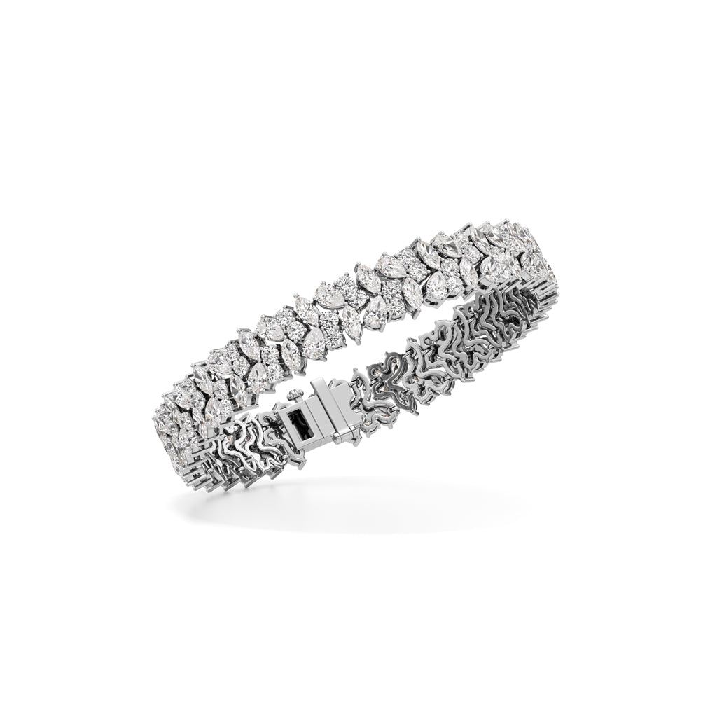 Luminous Diamond Vine Bracelet