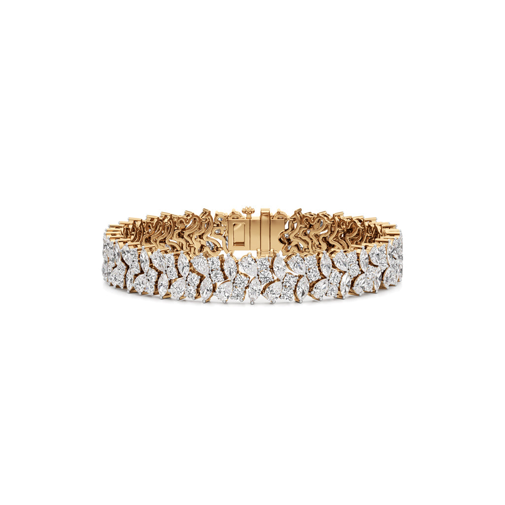 Luminous Diamond Vine Bracelet