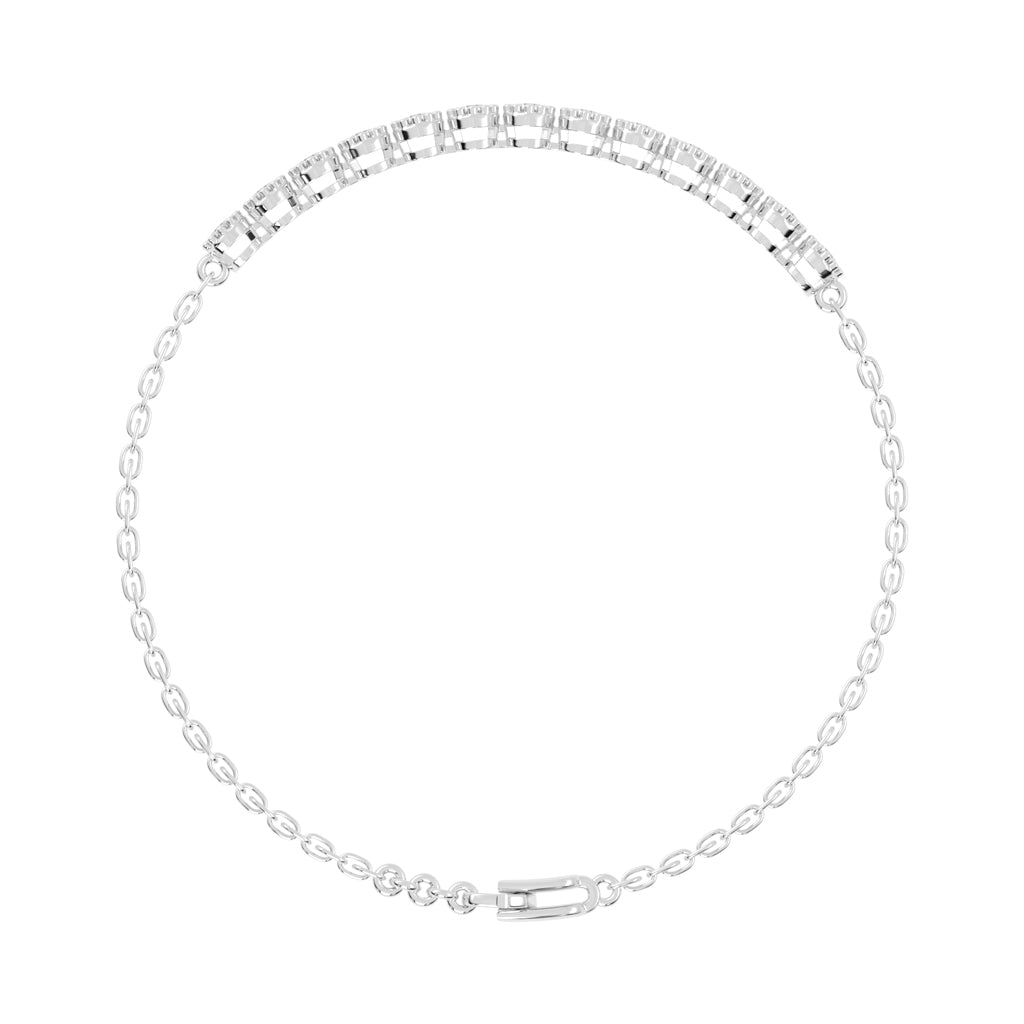 Elara Round Cut Tennis Lab Diamond Bracelet