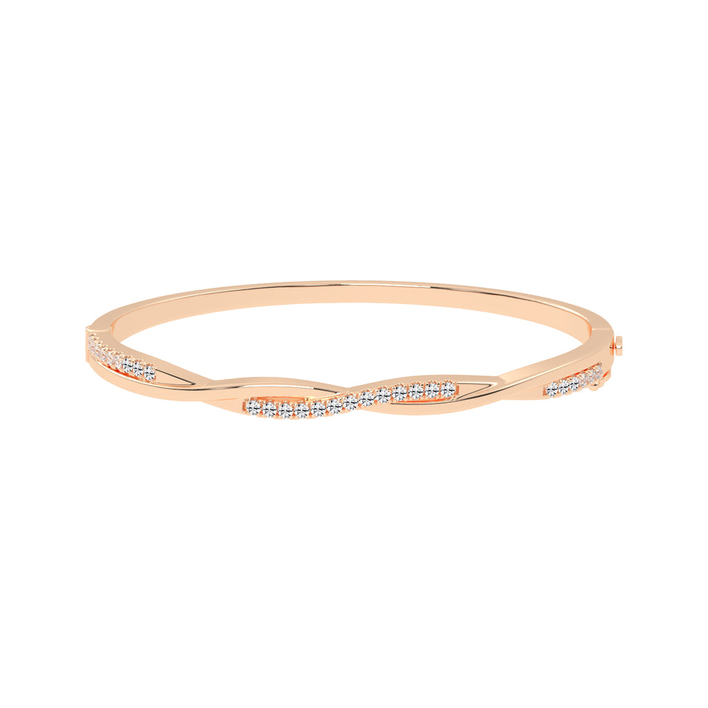 Niva Infinity Round Cut Kada Lab Diamond Bracelet