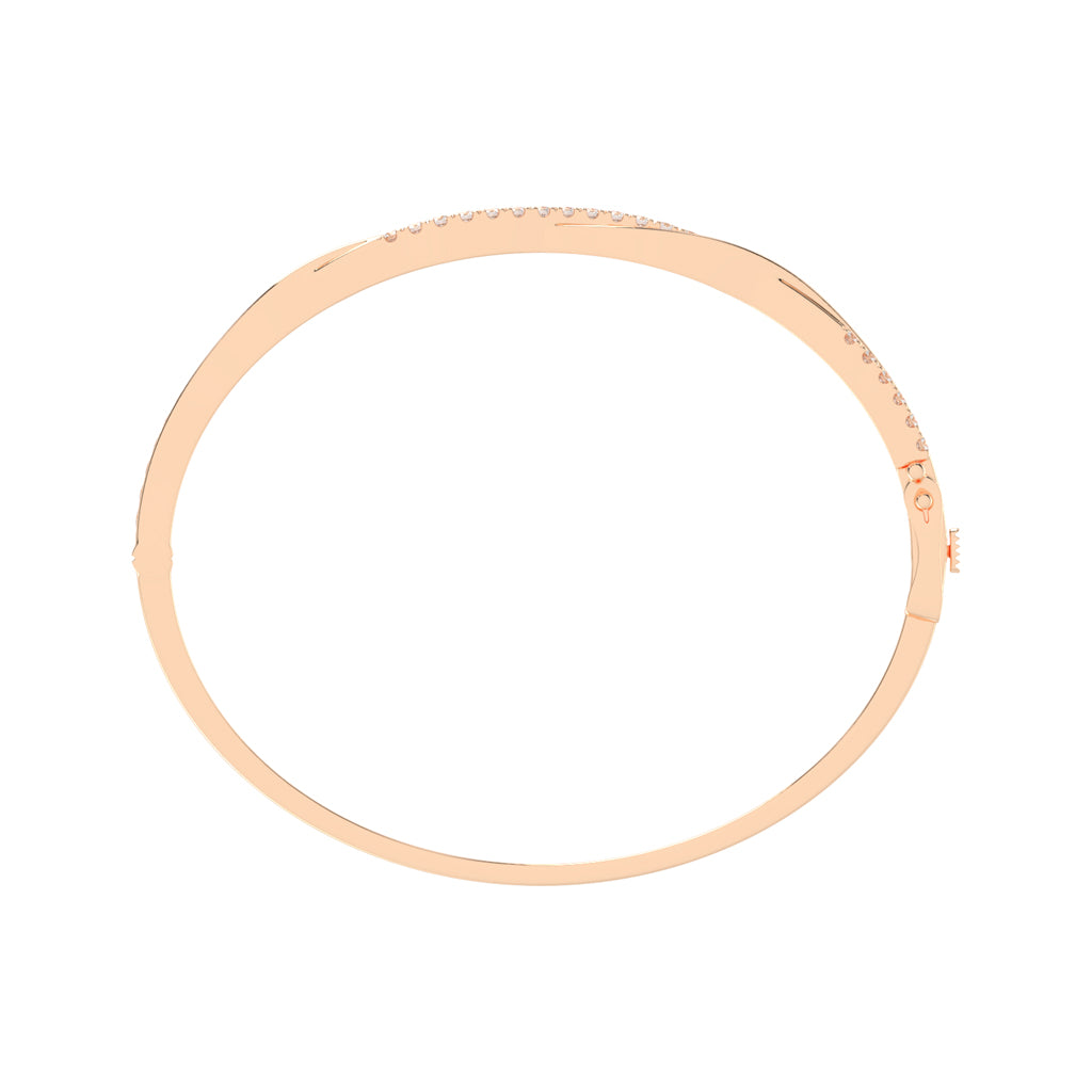 Niva Infinity Round Cut Kada Lab Diamond Bracelet