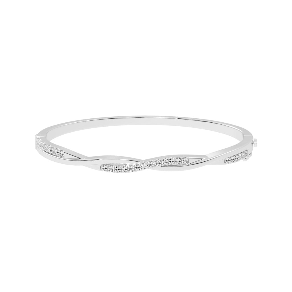 Niva Infinity Round Cut Kada Lab Diamond Bracelet