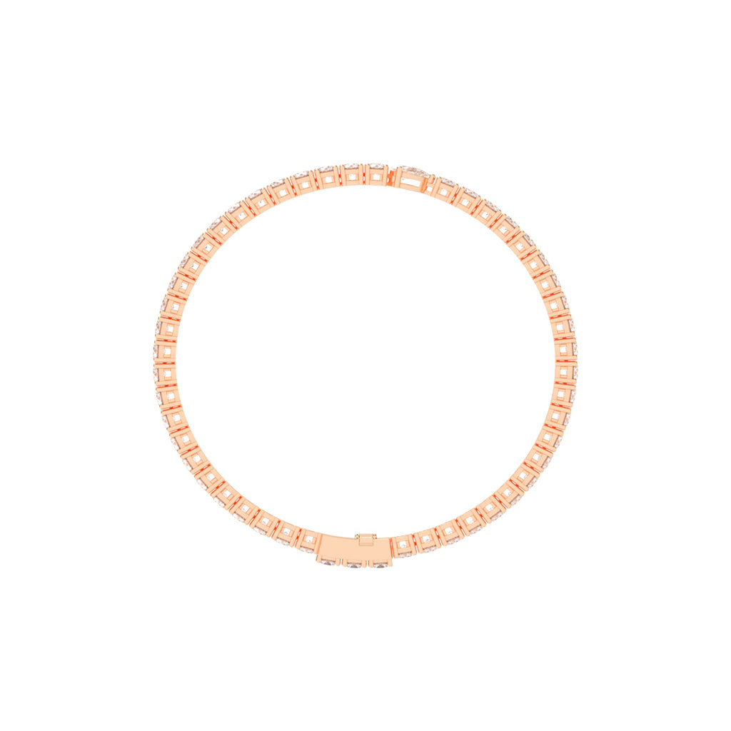 Opalora Single Pear Cut Tennis Lab Diamond Bracelet