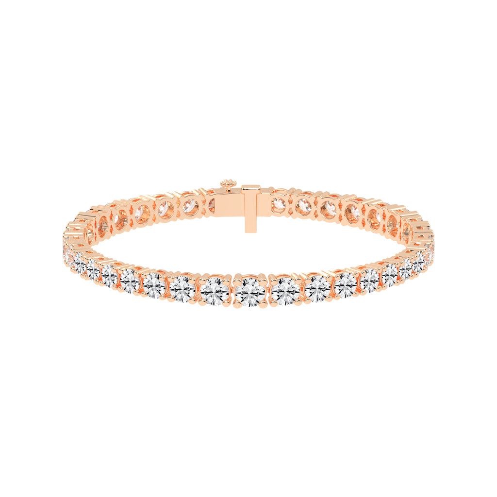 Delara Standard Round Tennis Lab Diamond Bracelet