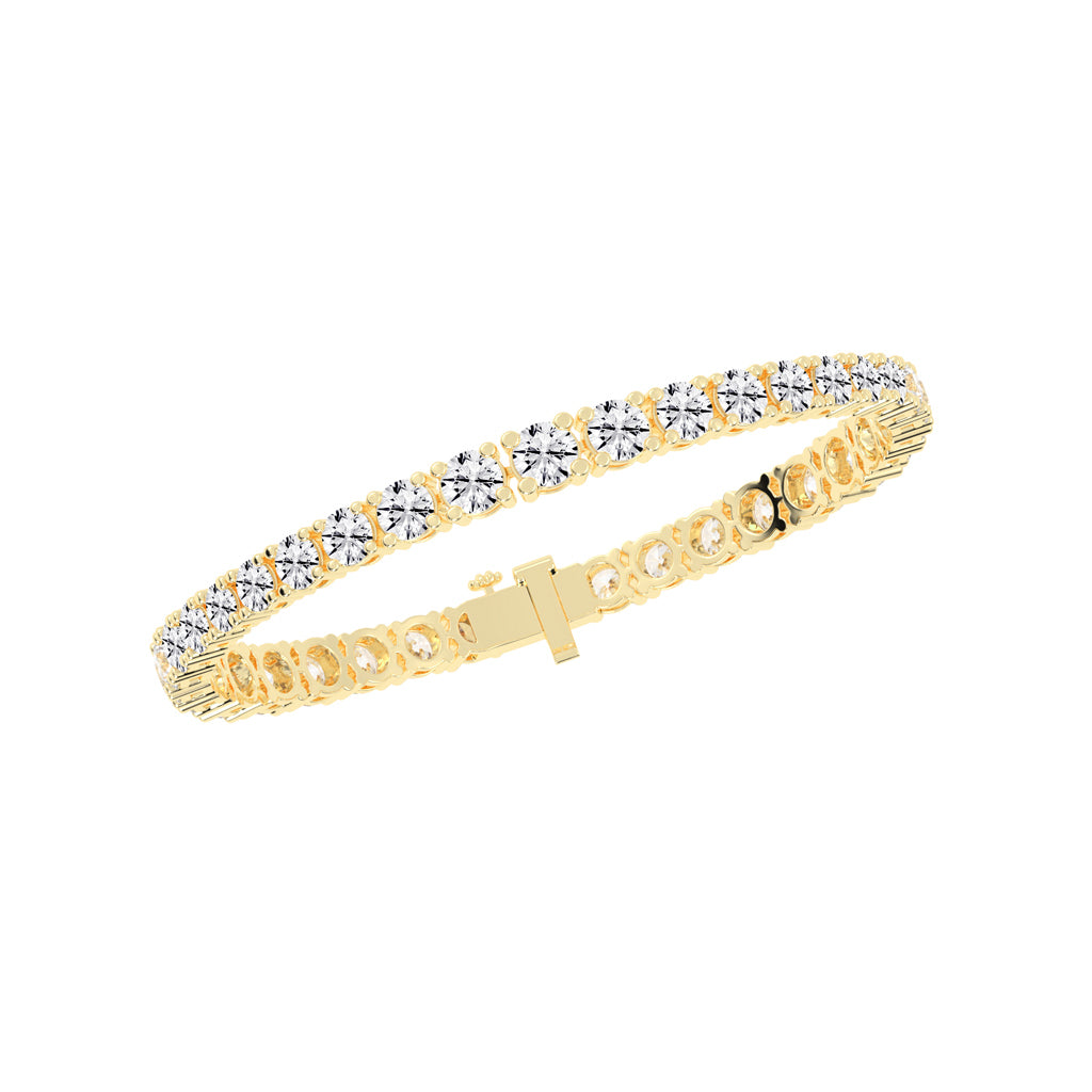 Delara Standard Round Tennis Lab Diamond Bracelet