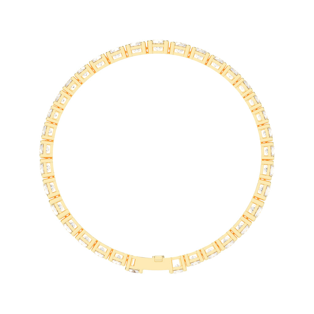 Delara Standard Round Tennis Lab Diamond Bracelet