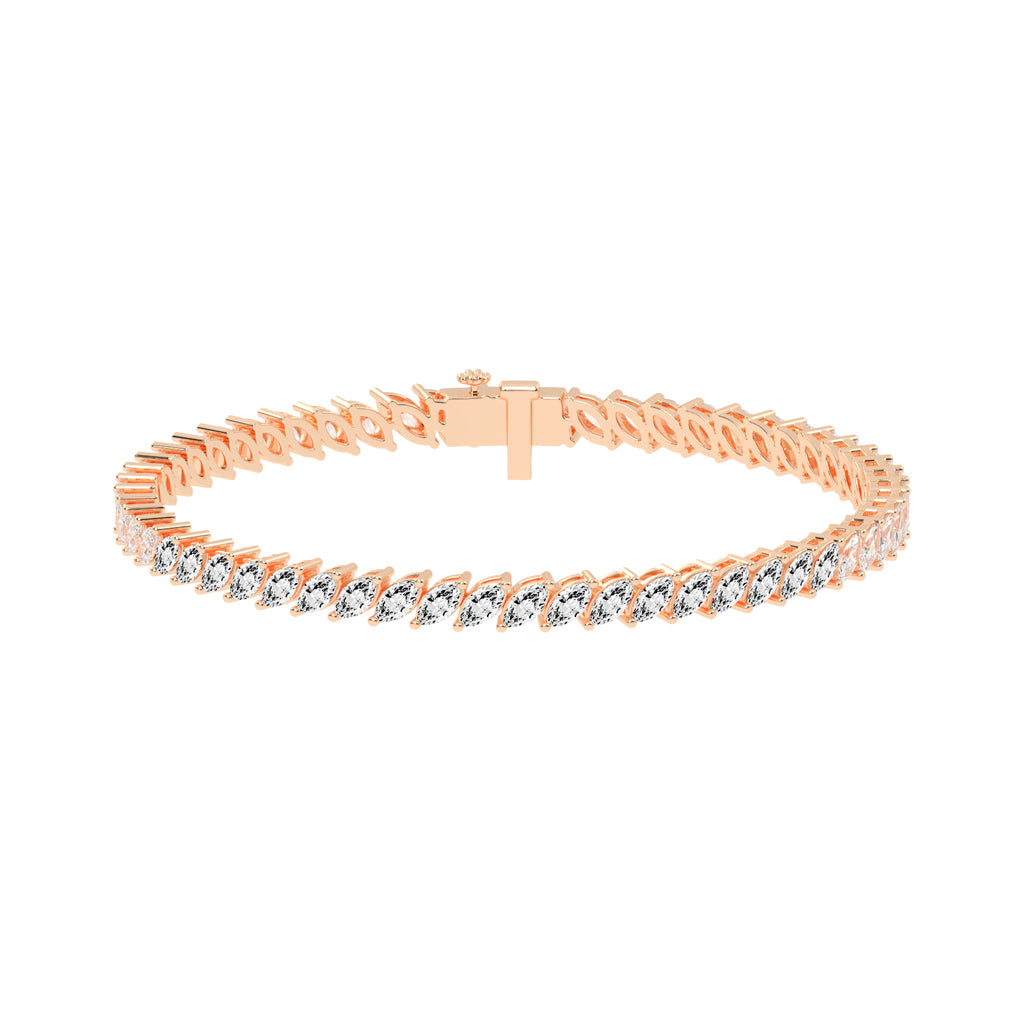 Tivara Floating Marquise Cut Tennis Lab Diamond Bracelet