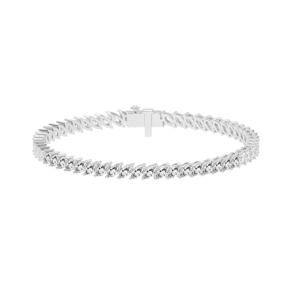 Tivara Floating Marquise Cut Tennis Lab Diamond Bracelet
