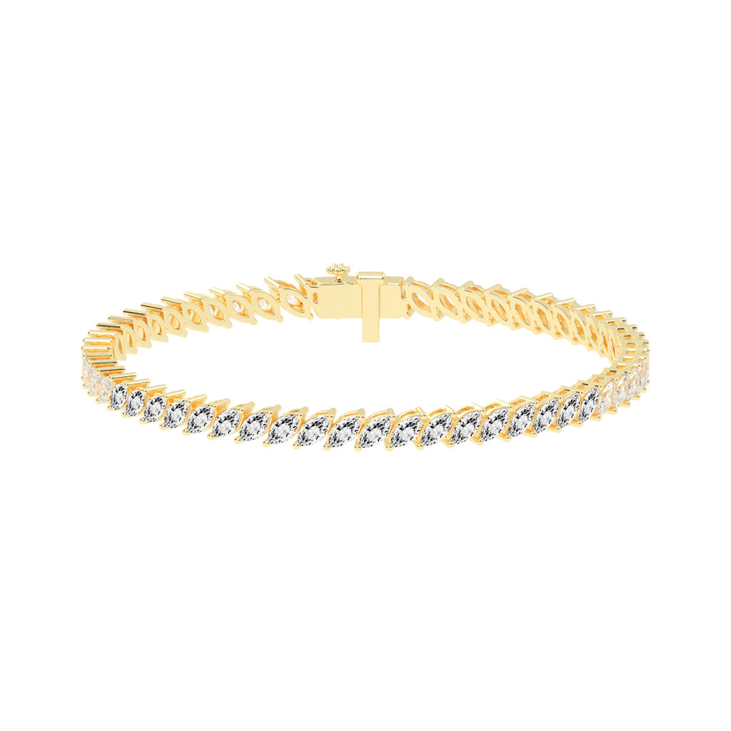 Tivara Floating Marquise Cut Tennis Lab Diamond Bracelet