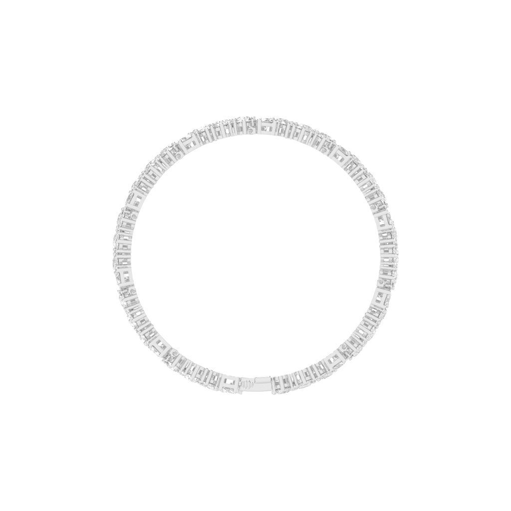 Sia Unstable Round Cut Fancy Lab Diamond Bracelet