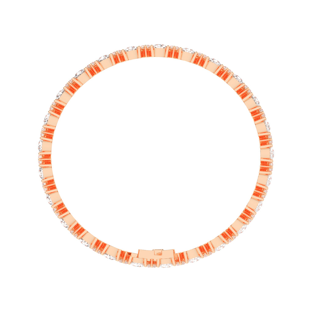 Pear Marquise Interlaced Diamond Statement Bracelet