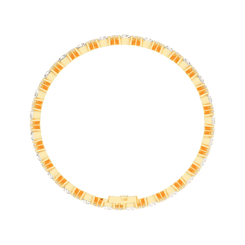 Pear Marquise Interlaced Diamond Statement Bracelet