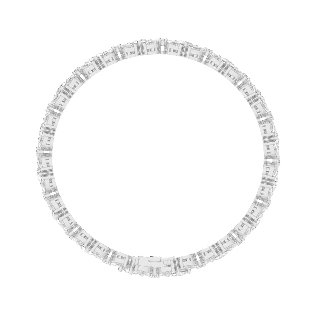 Halcyon Floral Fancy Lab Diamond Bracelet