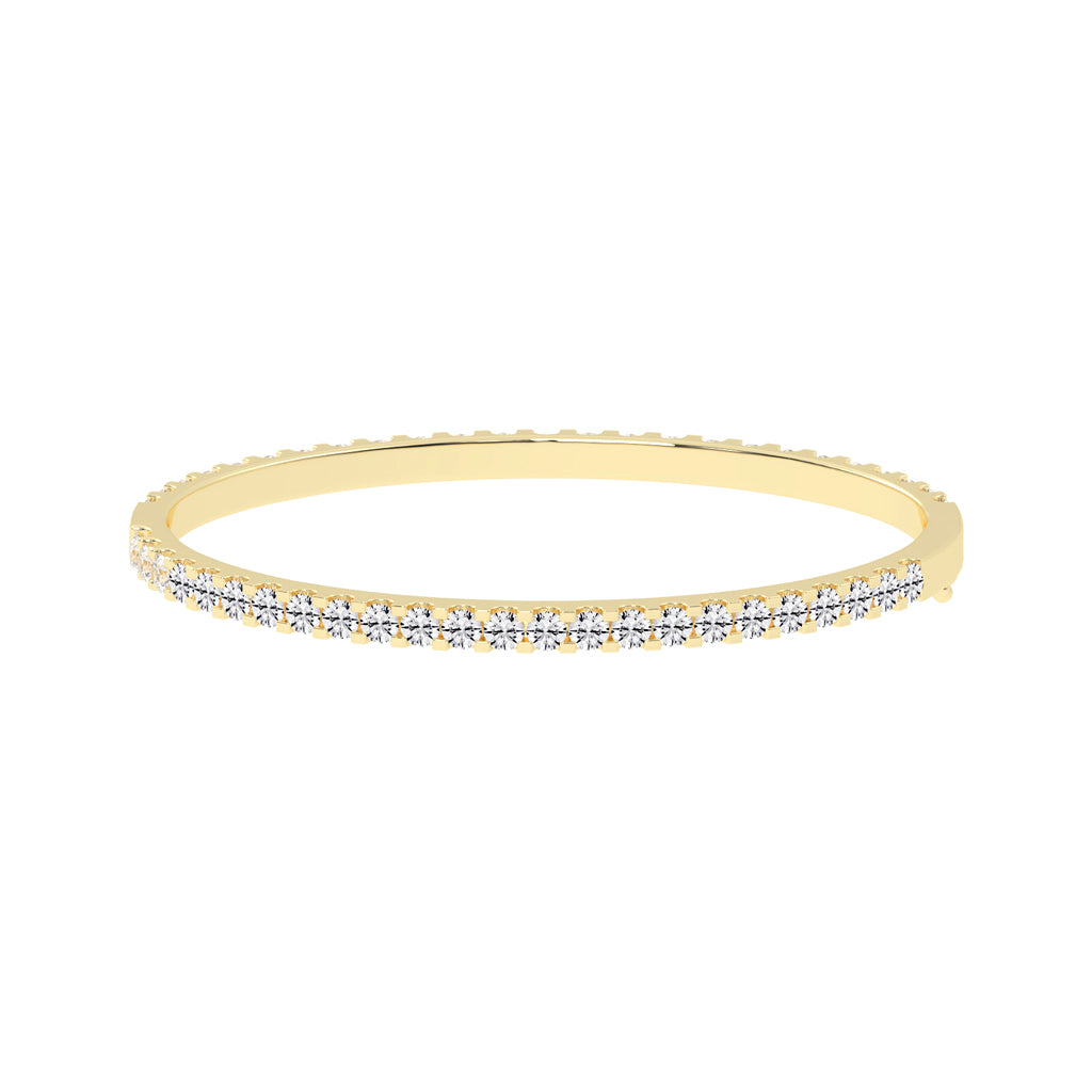 Irena Shared Setting Round Cut Kada Lab Diamond Bracelet