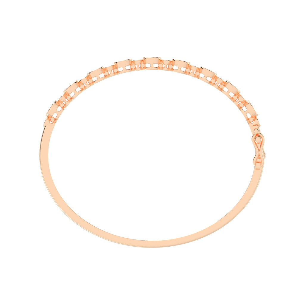 Kaela Bezel Setting Round Kada Lab Diamond Bracelet