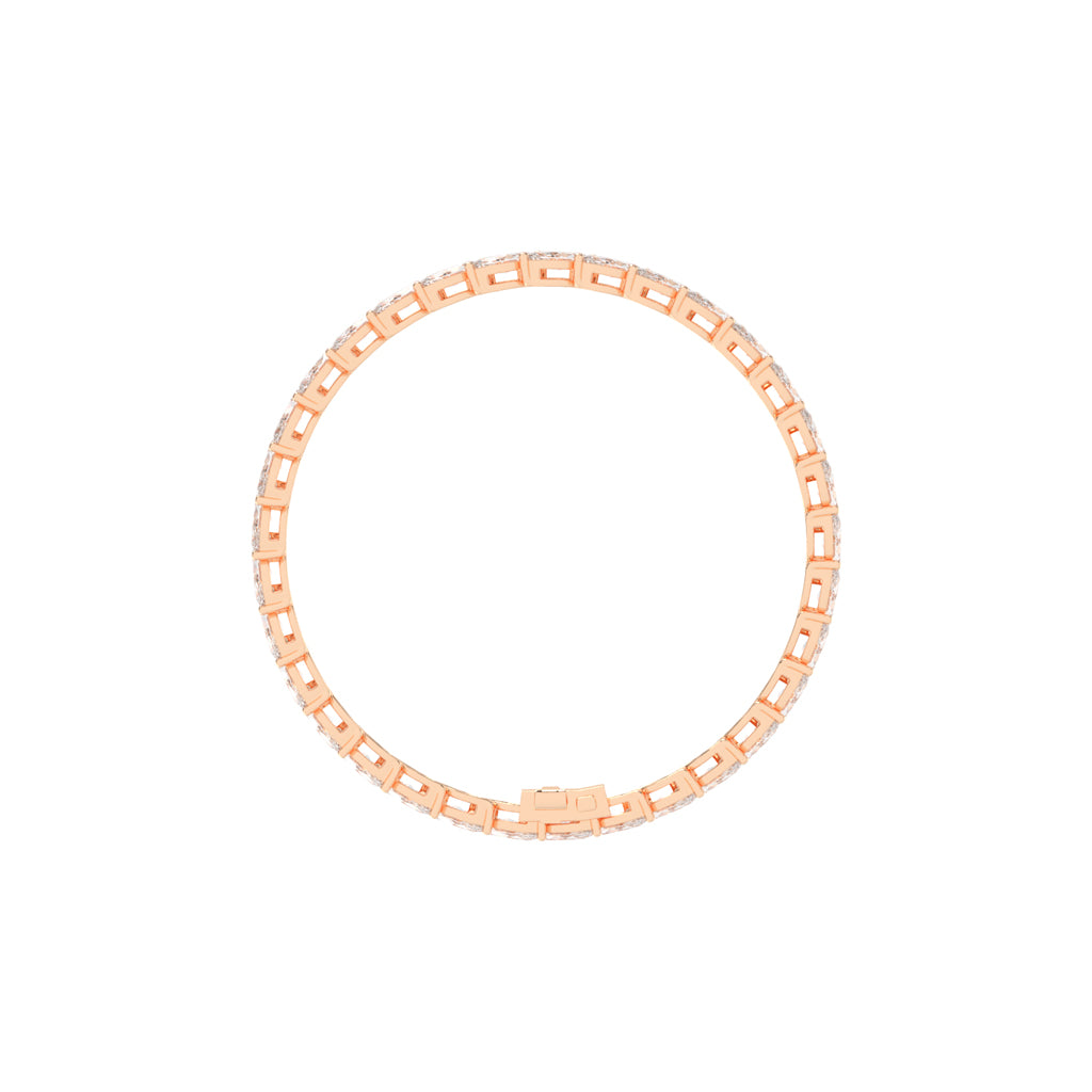 Vesper Marquise Cut Tennis Lab Diamond Bracelet