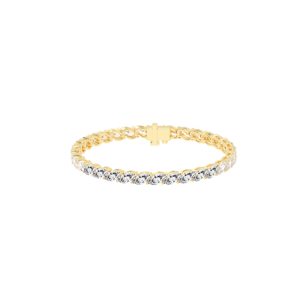 Vesper Marquise Cut Tennis Lab Diamond Bracelet