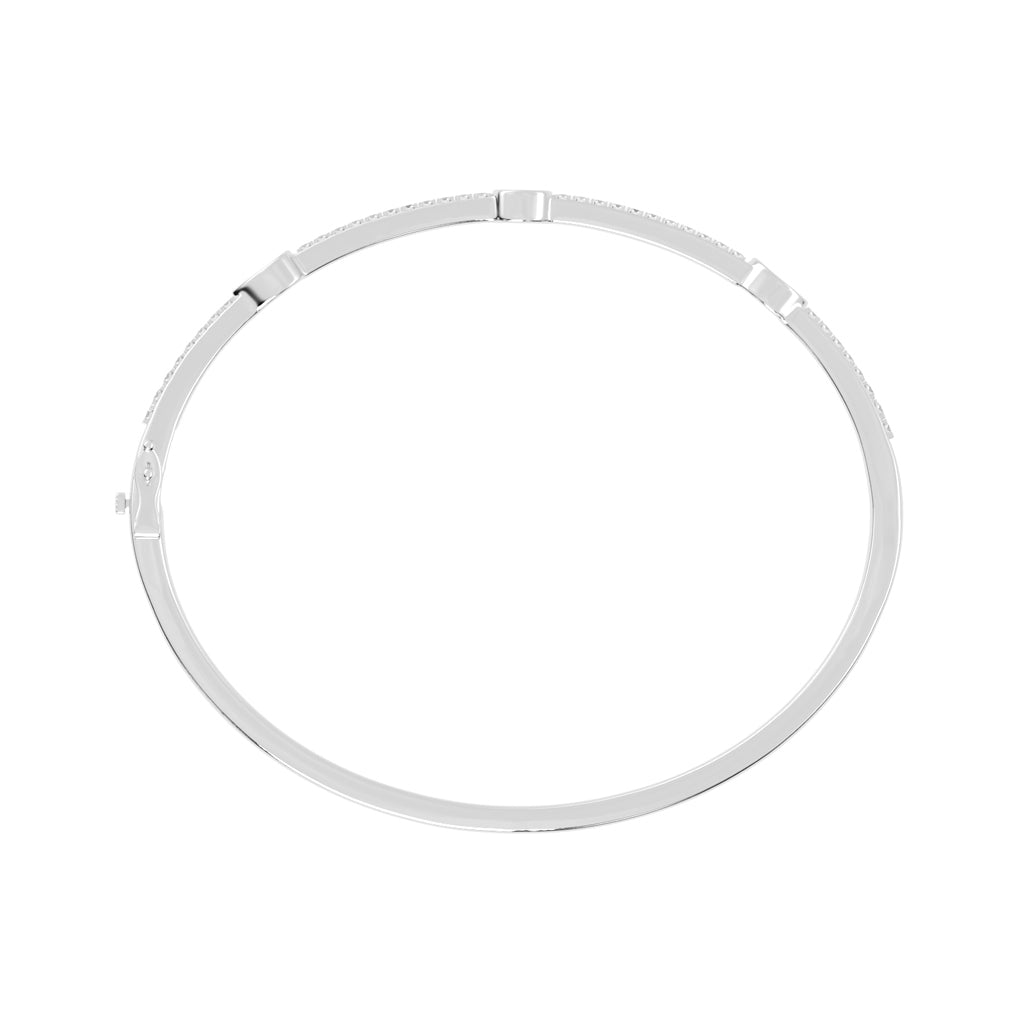 Diamond Aura Three Unique Shape Delicate Lab Diamond Bracelet