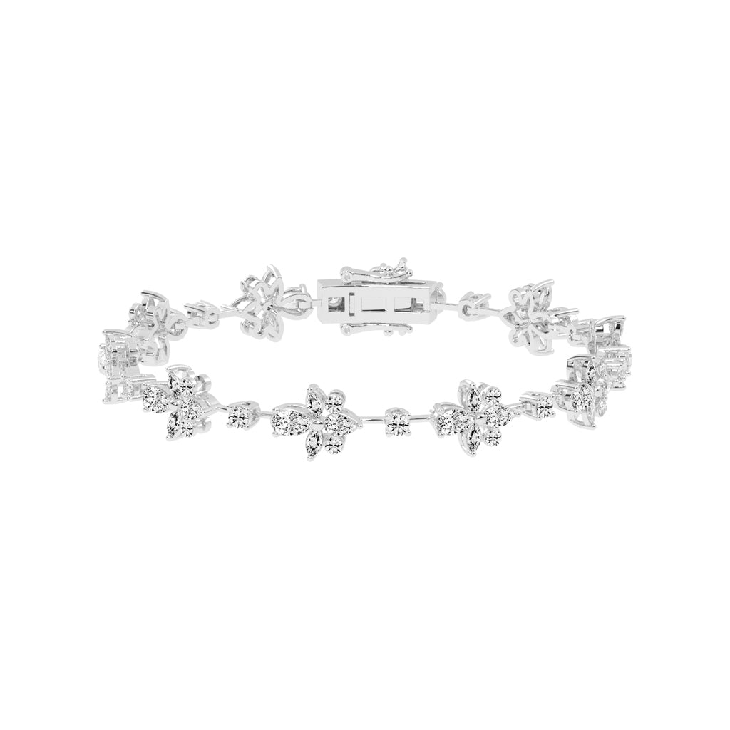 Aelina Bloom Fancy Lab Diamond Bracelet