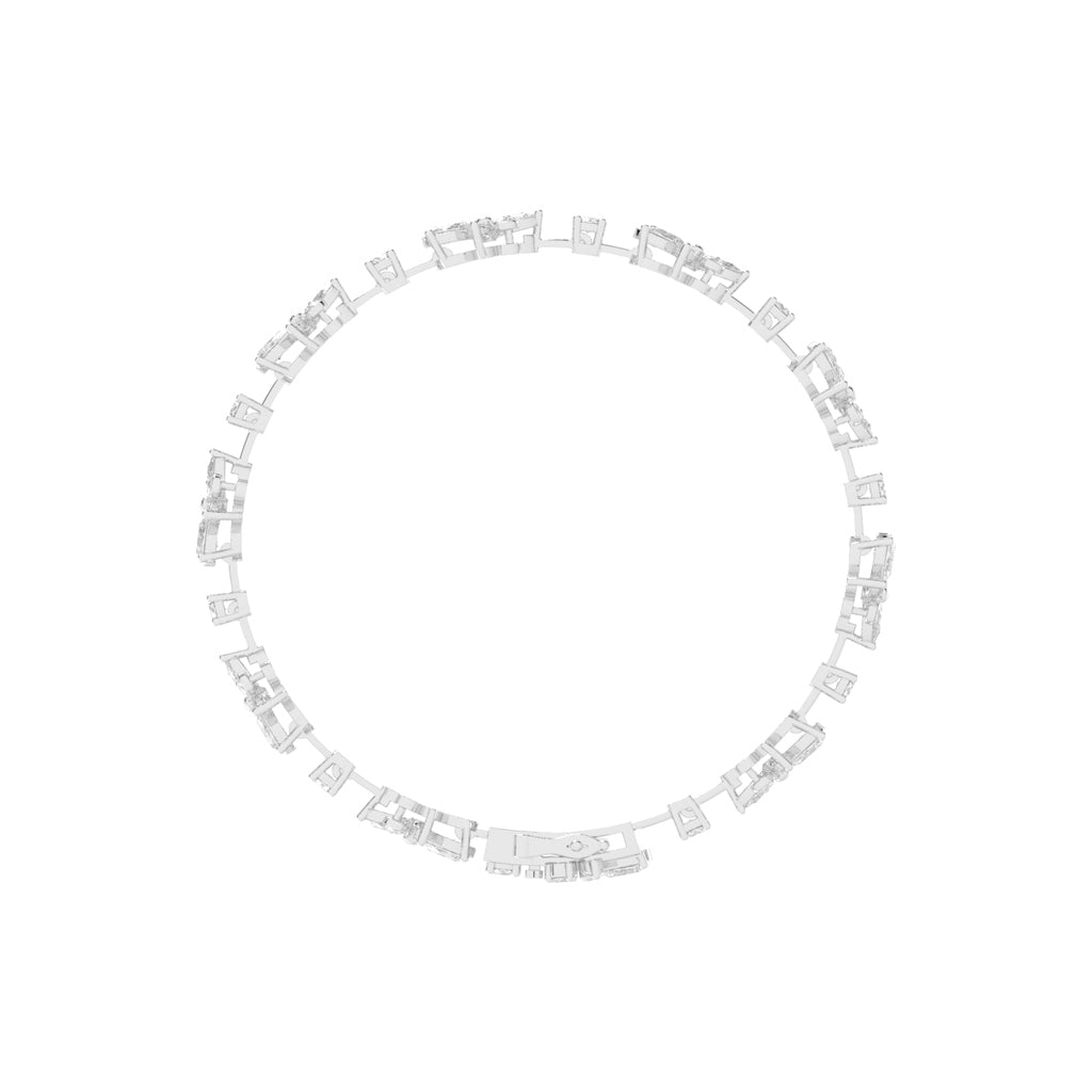Aelina Bloom Fancy Lab Diamond Bracelet