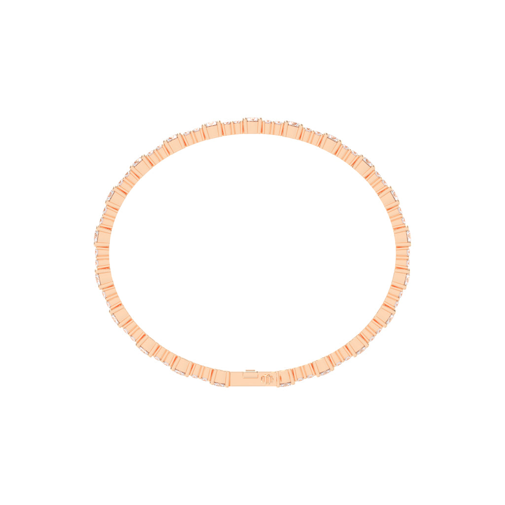 Fionna Round Cut Tennis Lab Diamond Bracelet