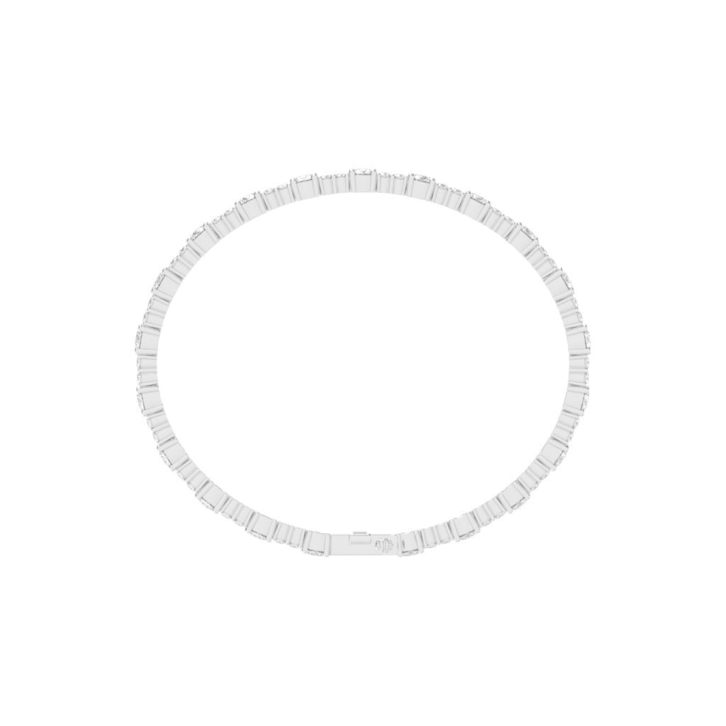 Fionna Round Cut Tennis Lab Diamond Bracelet