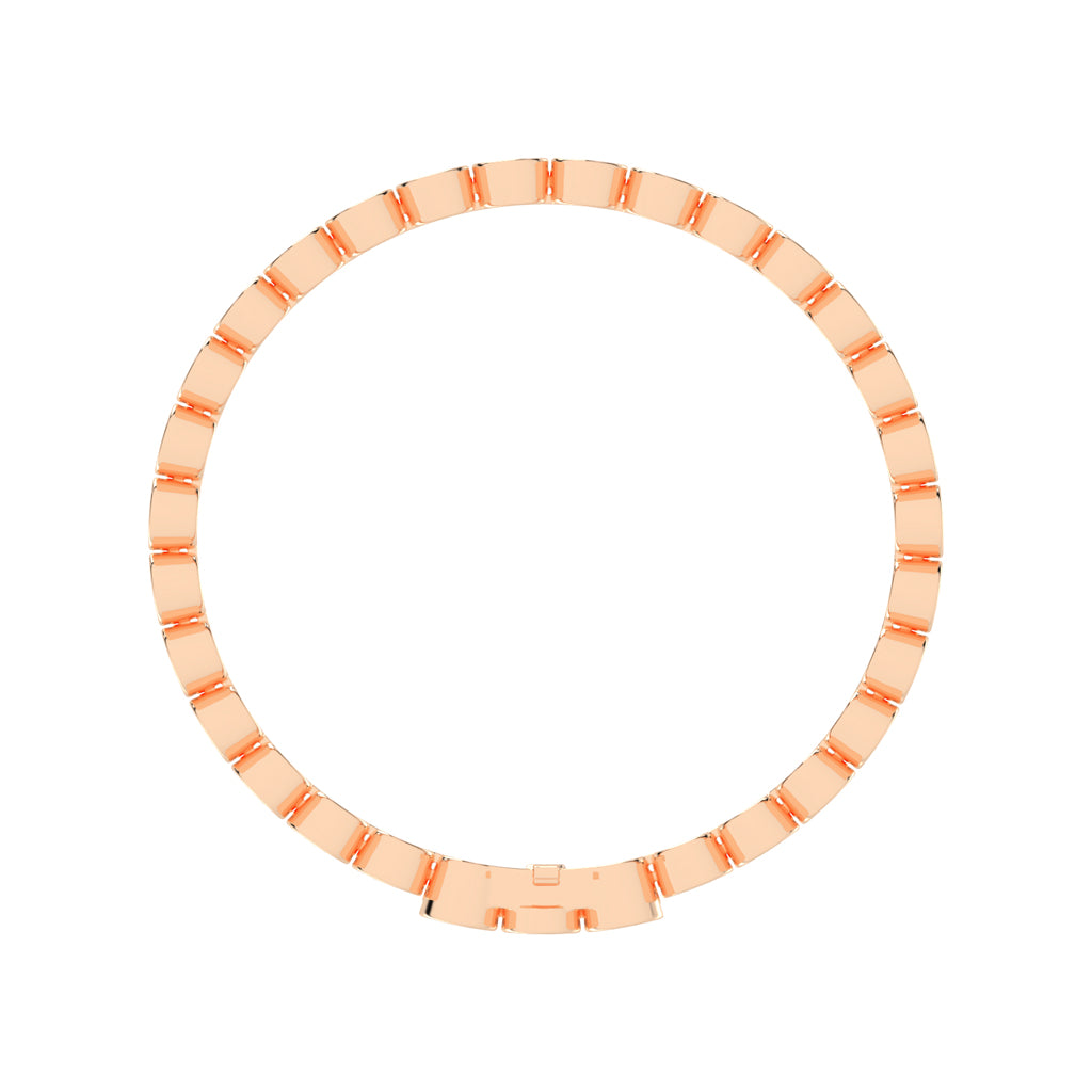 Orbital Sparkle Diamond Link Bracelet