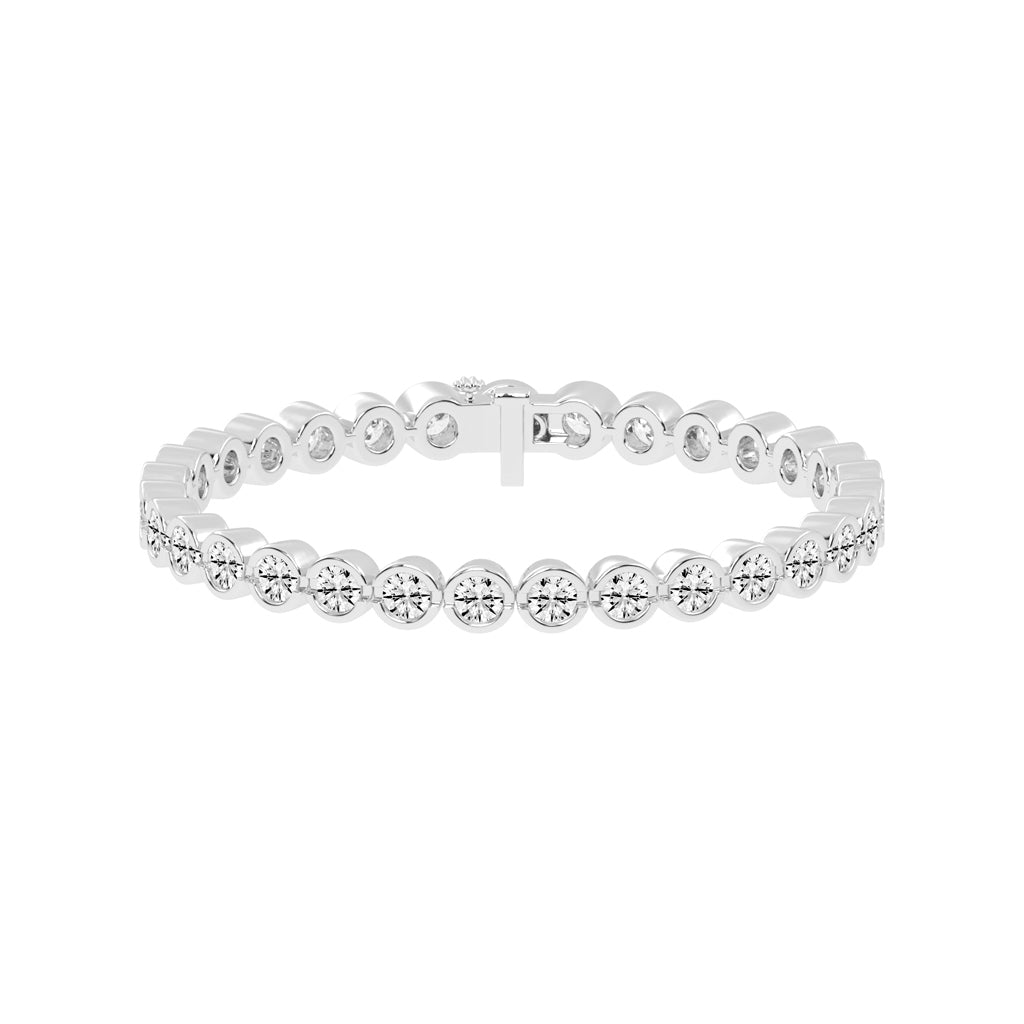 Orbital Sparkle Diamond Link Bracelet