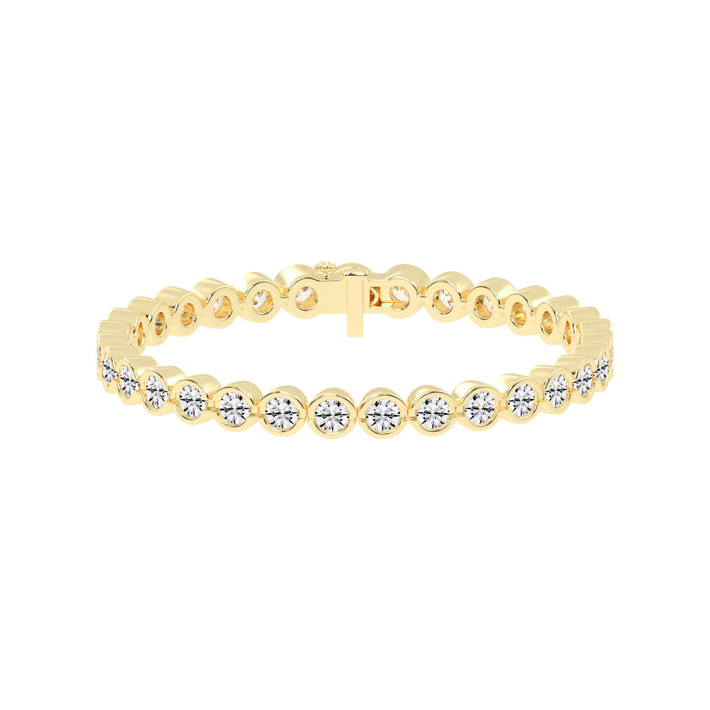 Orbital Sparkle Diamond Link Bracelet