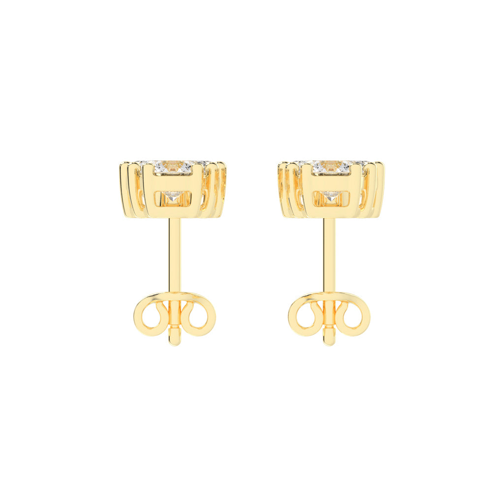 Trinity Glow Diamond Dangle Earrings