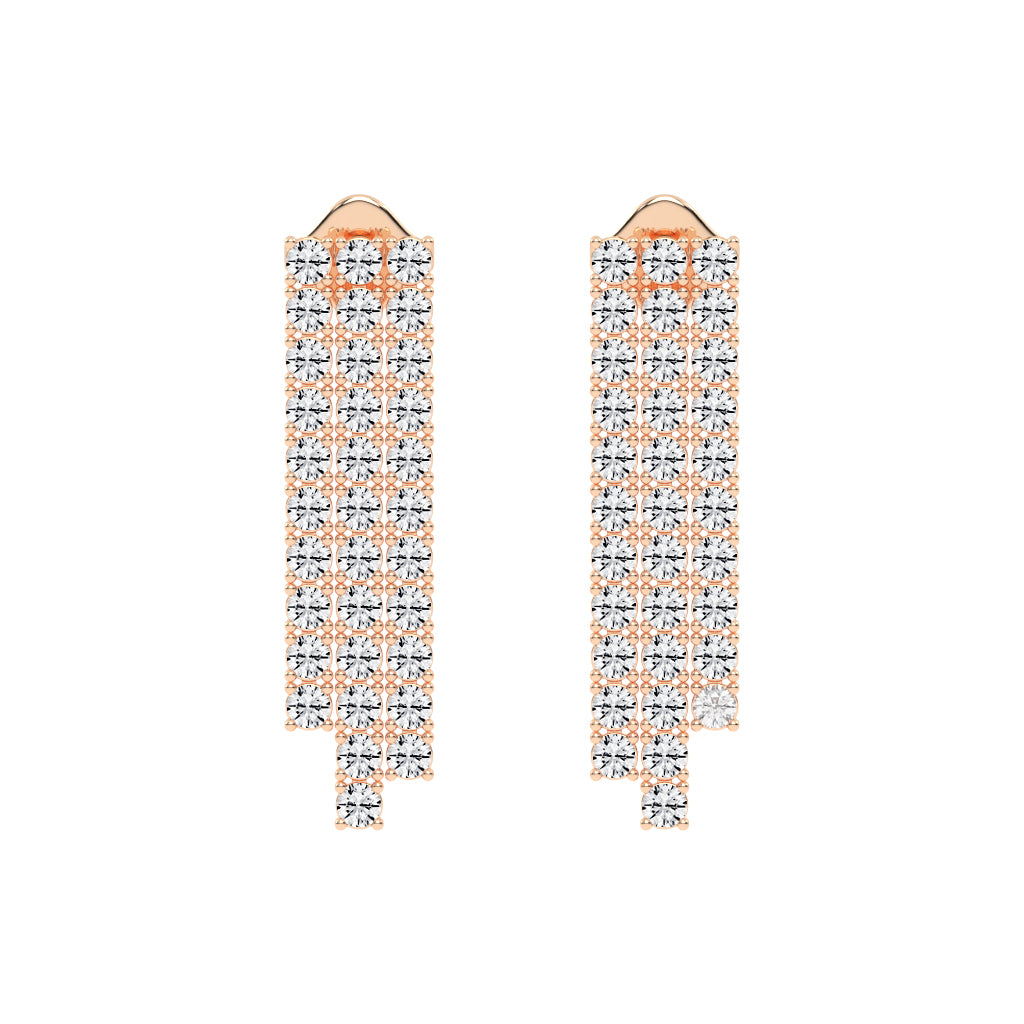 Elegant Dazzle Crystal Dangles Earrings