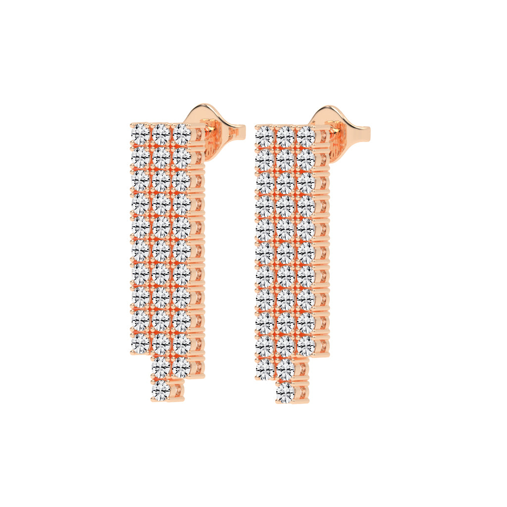 Elegant Dazzle Crystal Dangles Earrings