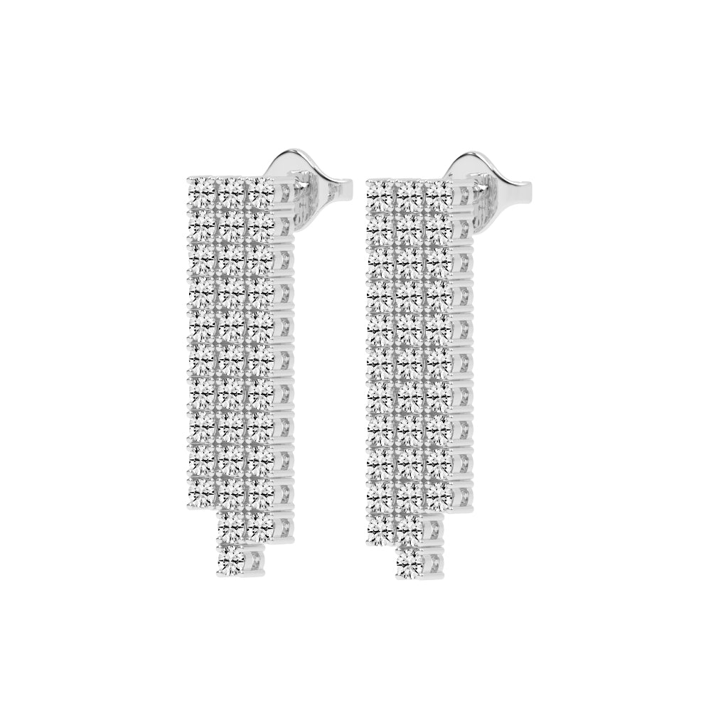 Elegant Dazzle Crystal Dangles Earrings