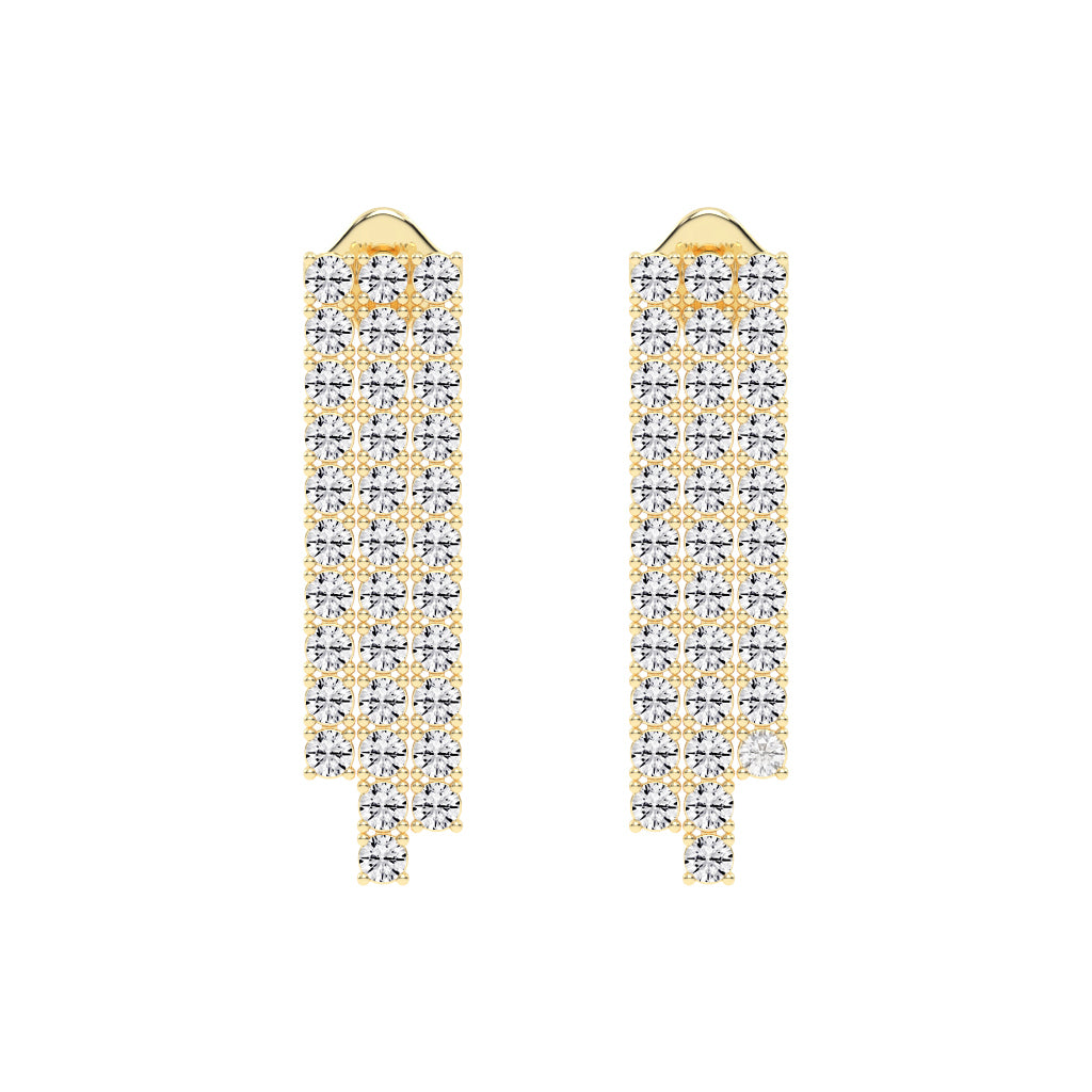 Elegant Dazzle Crystal Dangles Earrings