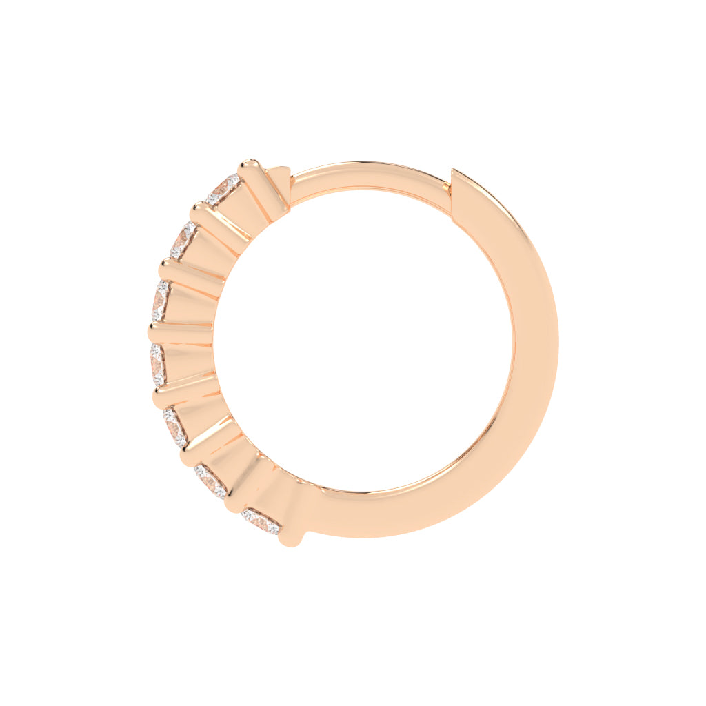 Timeless Row Diamond Bar Earrings