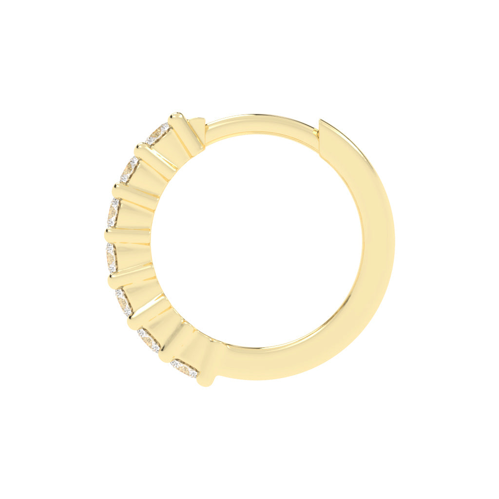 Timeless Row Diamond Bar Earrings