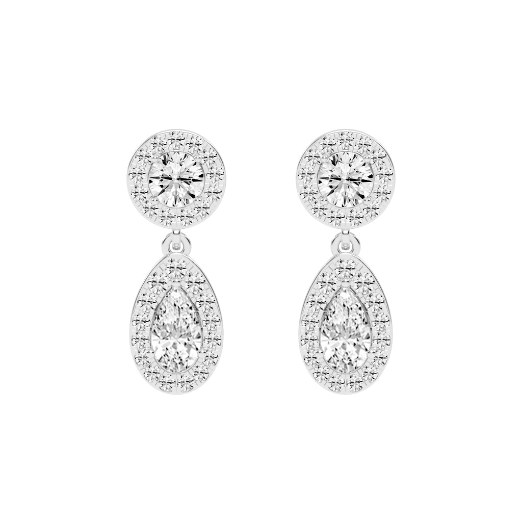 Pear Drop Dangles Earrings