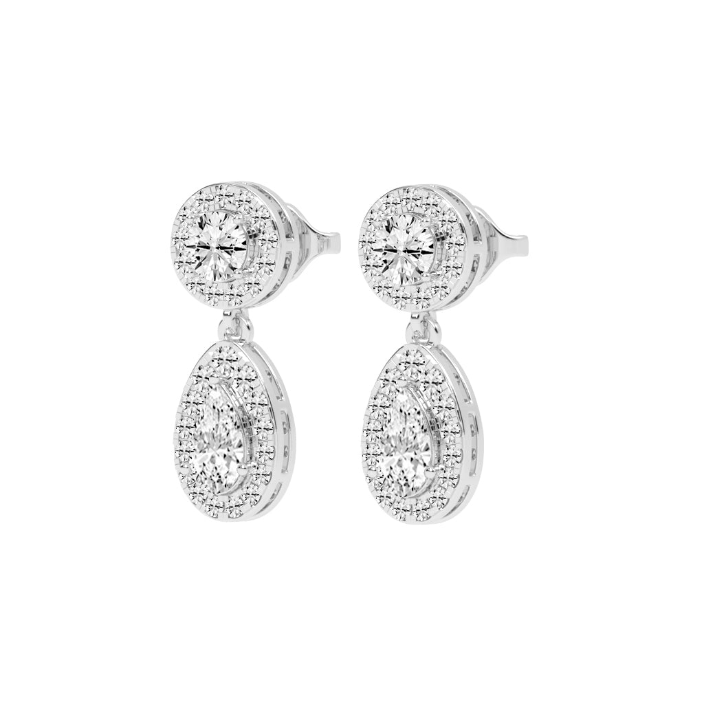 Pear Drop Dangles Earrings