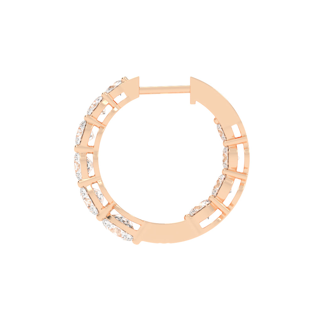 Classic Eternity Hoop Earrings