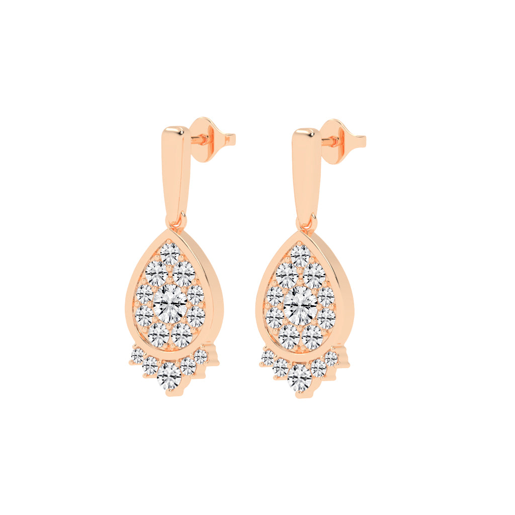 Lunara Pear Drop Earrings