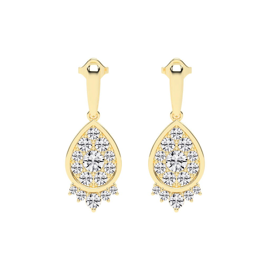 Lunara Pear Drop Earrings