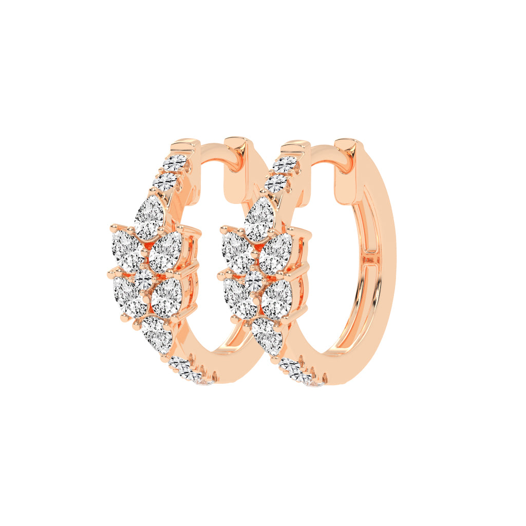 Eterna Petal Hoop Earrings