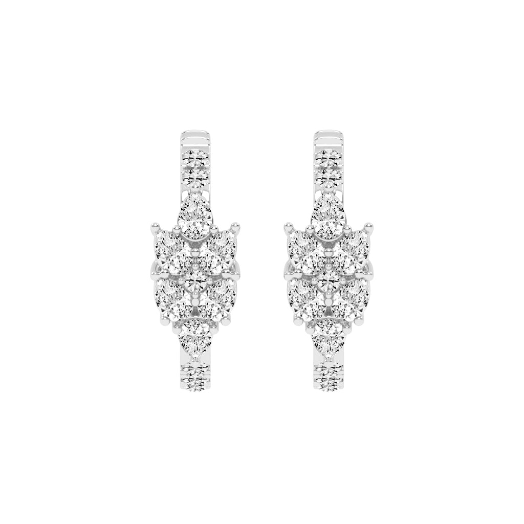 Eterna Petal Hoop Earrings