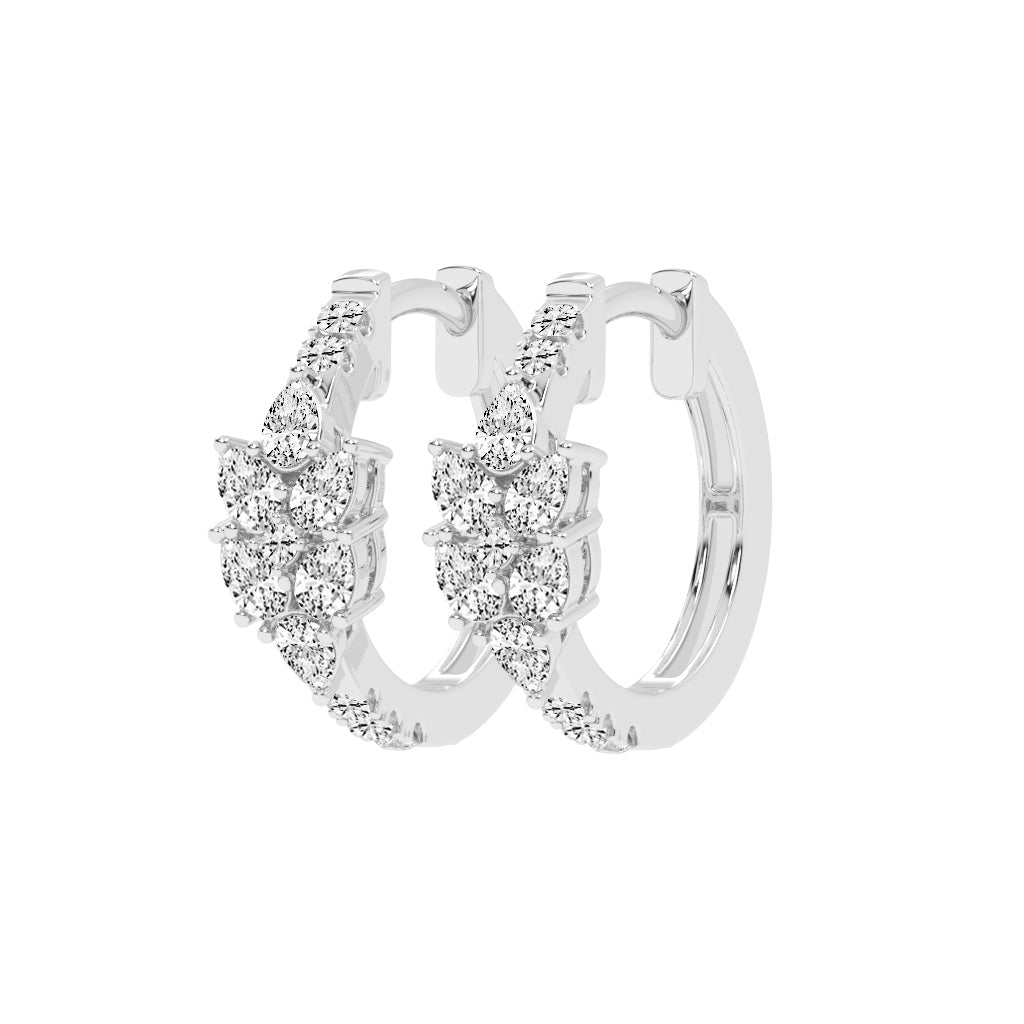 Eterna Petal Hoop Earrings