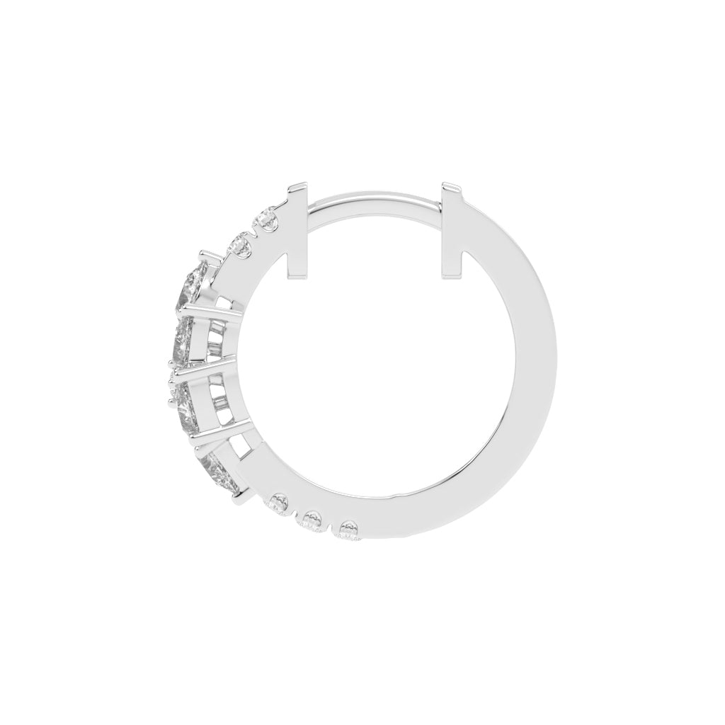 Eterna Petal Hoop Earrings