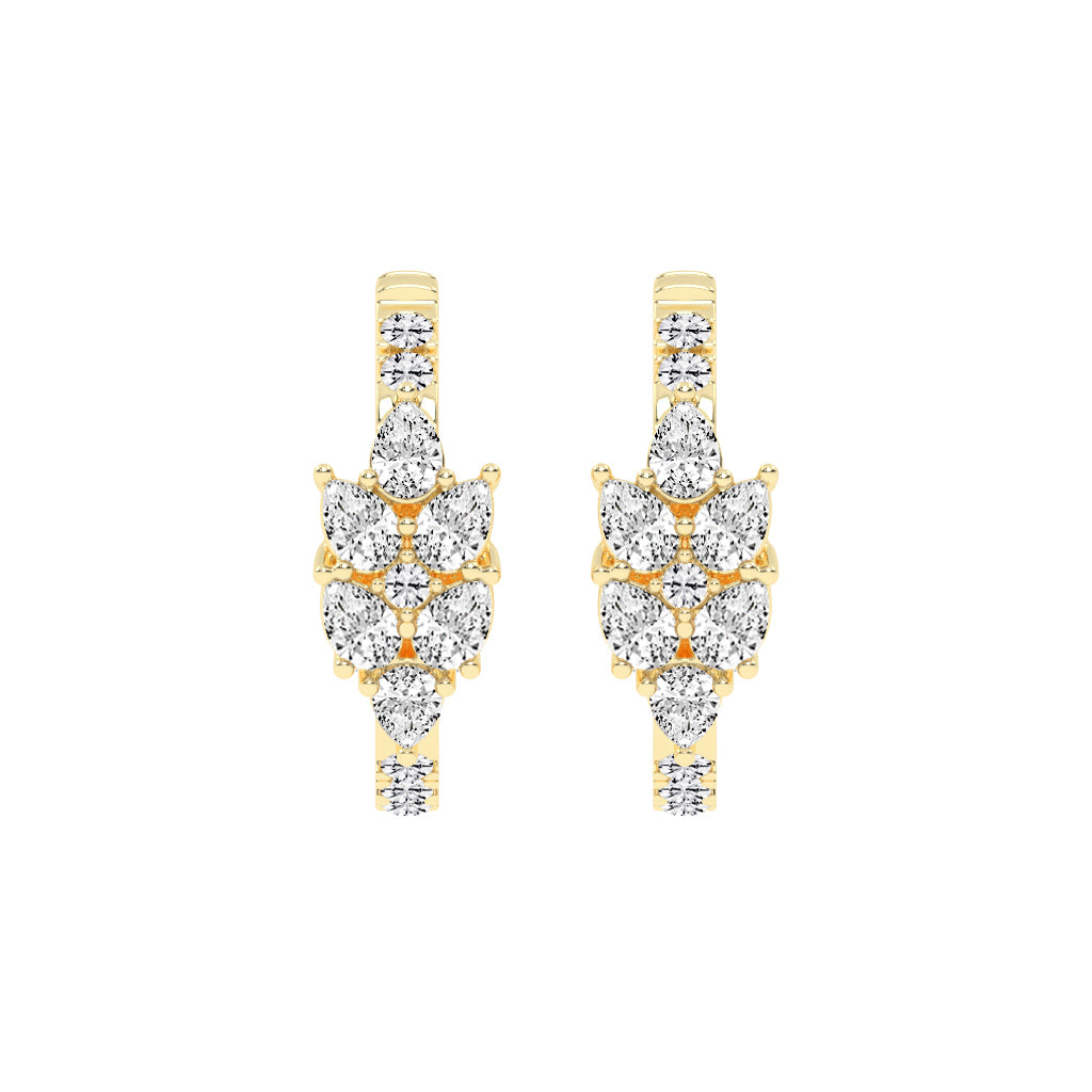 Eterna Petal Hoop Earrings