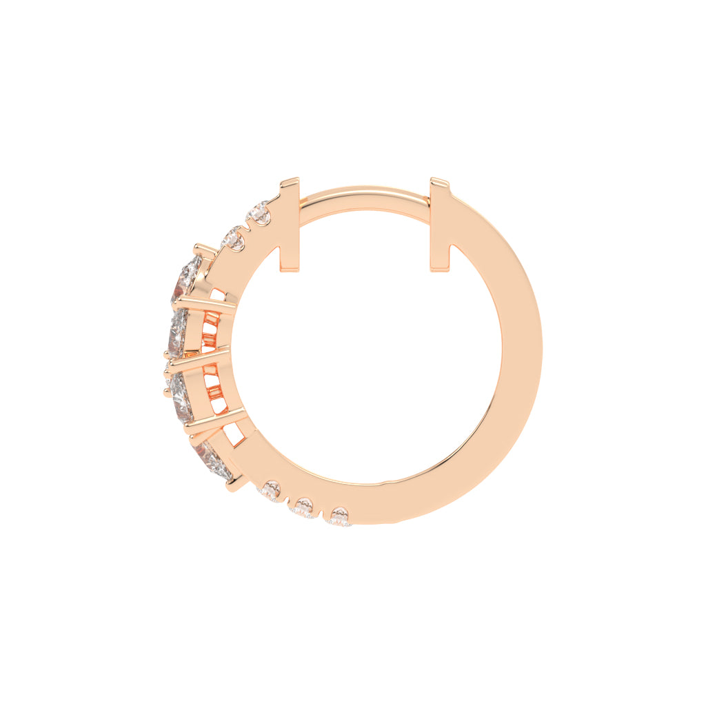 Eterna Petal Hoop Earrings
