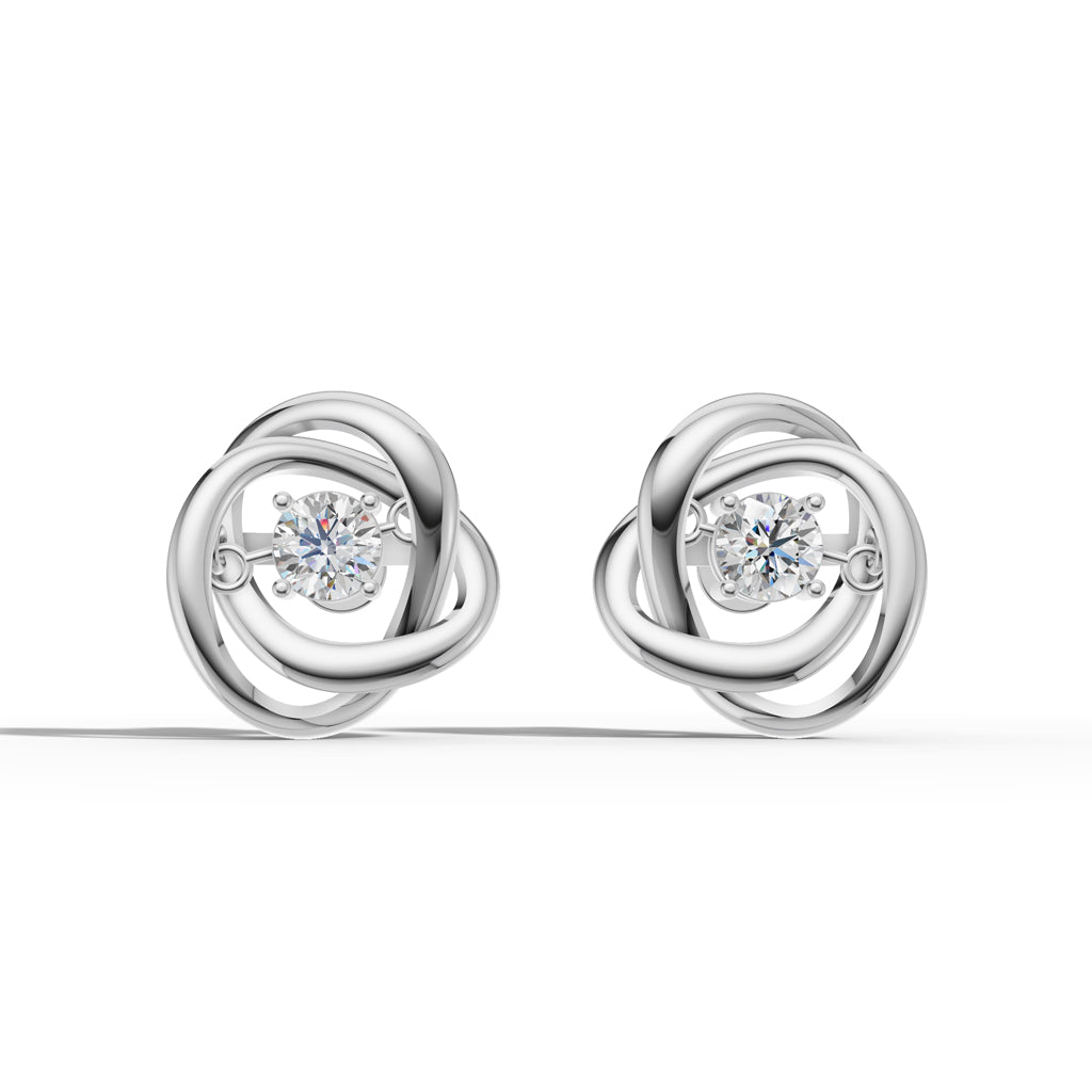 Knot Design Stud Earrings