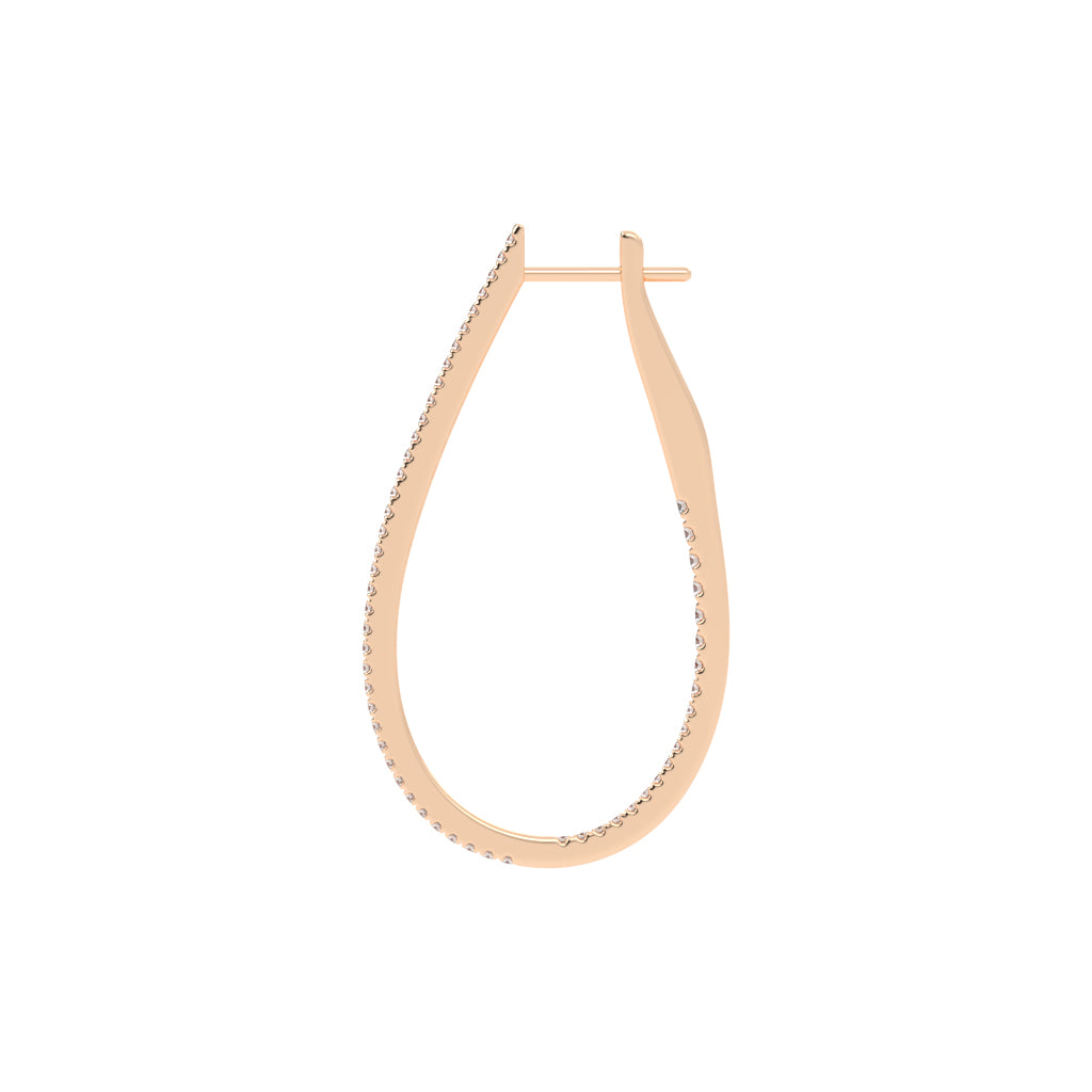 Serenade Twisted Round Hoops
