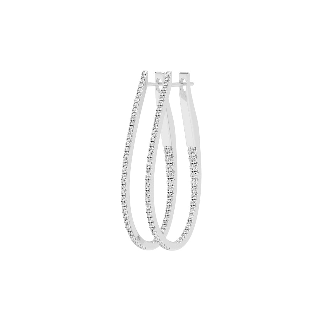 Serenade Twisted Round Hoops